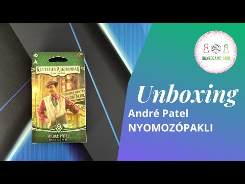 Rettegés Arkhamban nyomozópaklik (2026) #4 - André Patel - boardgame_hun