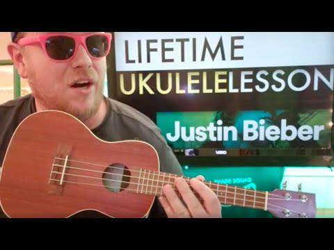 How To Play Lifetime Ukulele Justin Bieber // easy ukulele tutorial beginner lesson chords