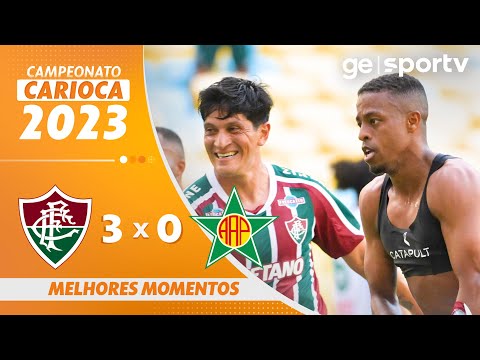 FLUMINENSE 3 X 0 PORTUGUESA-RJ | MELHORES MOMENTOS | 9ª RODADA DO CARIOCA 2023 | ge.globo