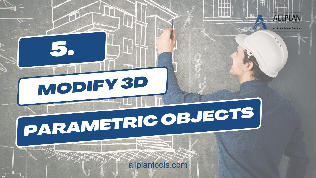 Modify 3D parametric object (move, copy, reset, array)