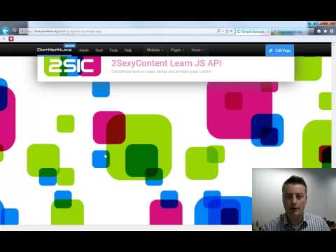 Learn 2SexyContent - JavaScript API - Simple Getting Started
