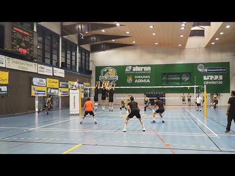 Wybrane akcje z gry treningowej z Berlin Recycling Volleys