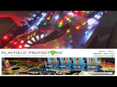 How to Protect and Preserve your Pinball Machines. Williams The Getaway playfield protector install