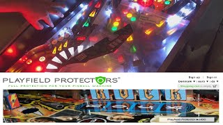 How to Protect and Preserve your Pinball Machines. Williams The Getaway playfield protector install
