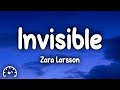 Zara Larsson Invisible End Title From Klaus Lyrics