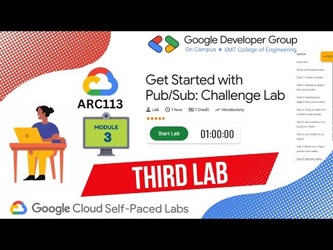 🚀 Module 3 | Challenge Lab — Get Started with Pub/Sub | Google Cloud Study Jam