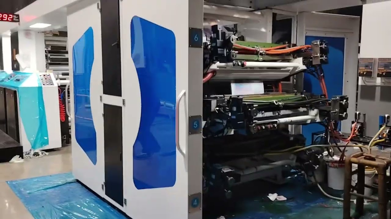 six color Flexo printing machine