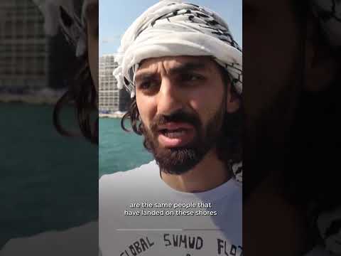 Global Sumud Flotilla joins Albania’s anti-resort protest