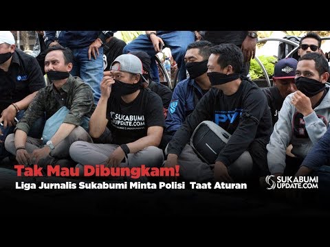 Video: Tak Mau Dibungkam! Liga Jurnalis Sukabumi Minta PolisiTaat Aturan