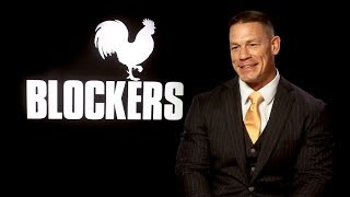 John Cena talks Blockers, emojis and THAT chugging scene