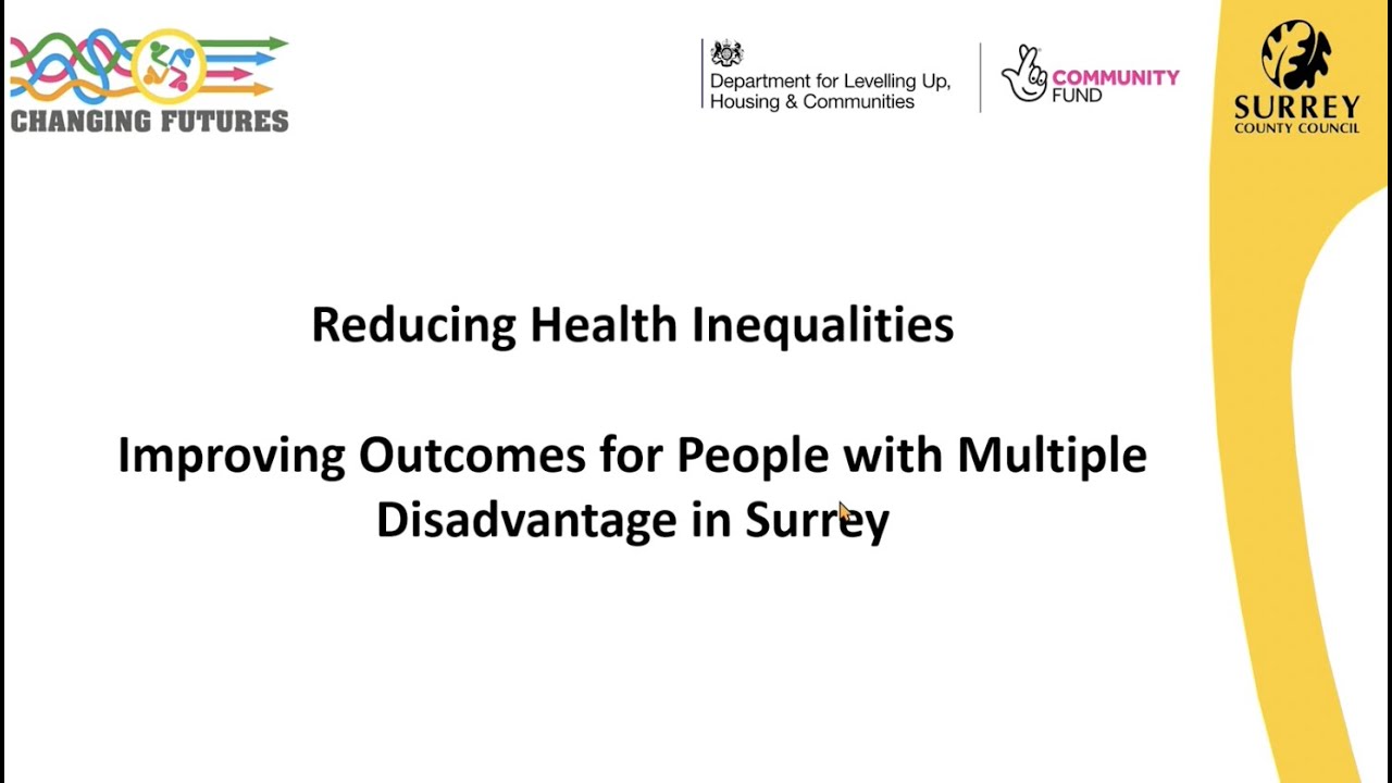 Webinar 30: Reducing Health Inequalities, South East Homelessness and Health Network