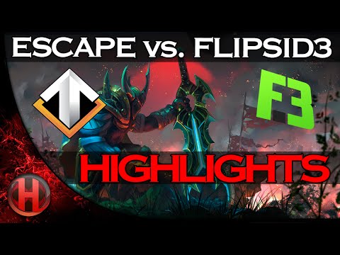 EPIC Debut - ESCAPE GAMING (NoDiggity) vs. FlipSid3 Tactics Dota 2