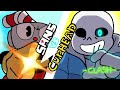 Sans VS Cuphead Clash