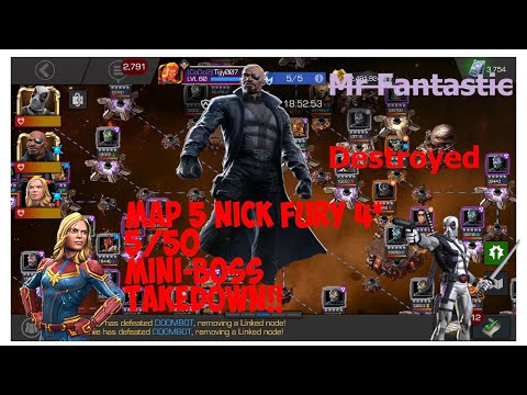 Map 5 - 4* Nick Annihilates Mr Fantastic Mini boss |Marvel Contest Of Champions