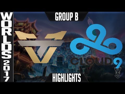 Team oNe Esports vs Cloud 9 Highlights Worlds 2017 Play in Group B LoL World Championship ONE vs C9