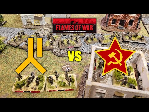 FLAMES OF WAR - BATTLE REPORT - D-DAY GERMANS VS BAGRATION SOVIETS