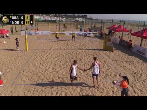 (UNEDITED) Mol.A/Sørum (NOR) vs. Alison/Bruno (BRA) FIVB World Tour Xiamen Pool Play