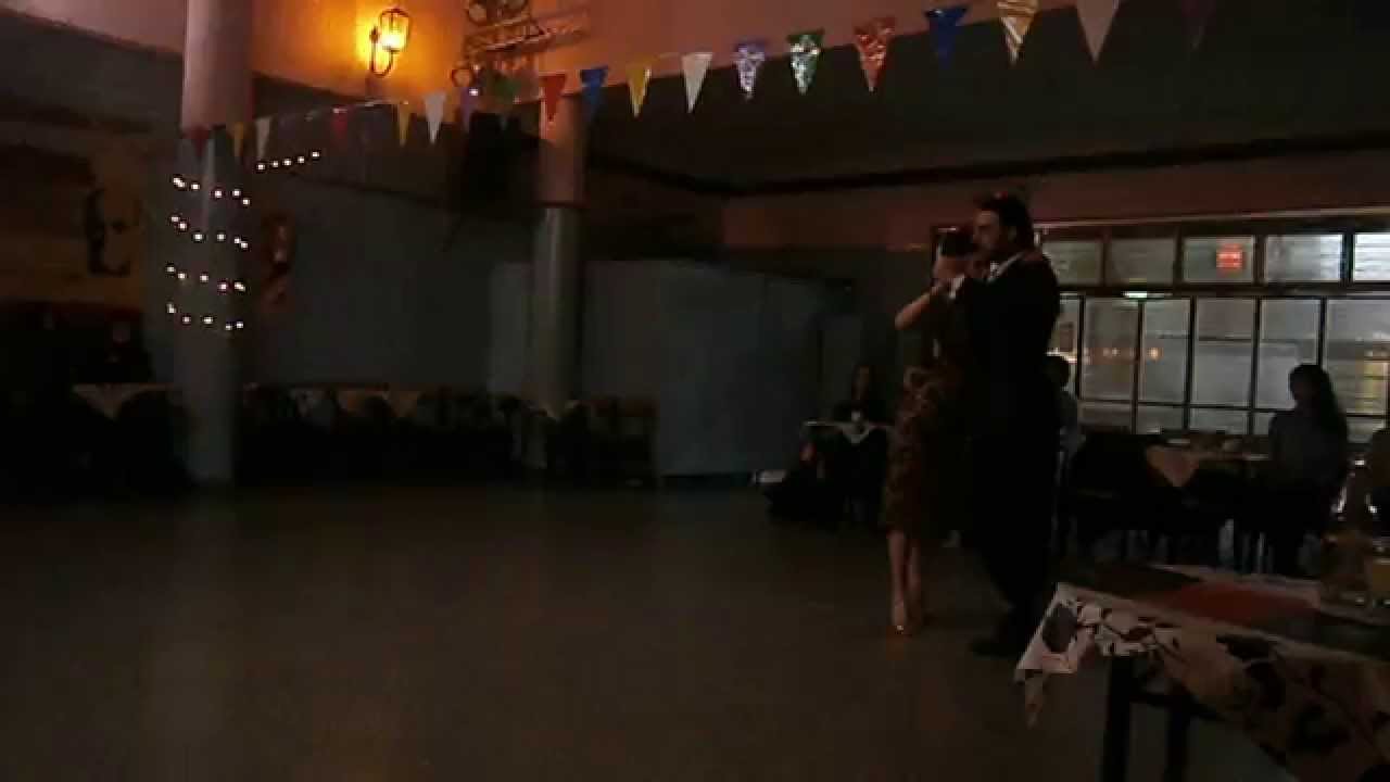 Florencia Borgnia y Marcos Dario Pereira en El Motivo Tango, 30/6/14