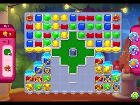 HomeScapes Level 1134 no boosters (11 moves)