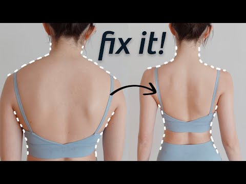 FIX & SLIM YOUR BACK + BETTER POSTURE in 10 minutes ~ Emi thumnail