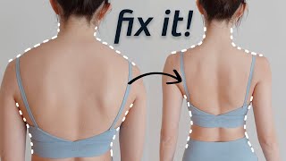 FIX & SLIM YOUR BACK + BETTER POSTURE in 10 minutes ~ Emi