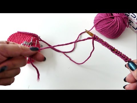Determine the thread length of the cast-on thread