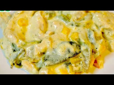 Rajas Poblanas con Pollo | Receta Tradicional Mexicana