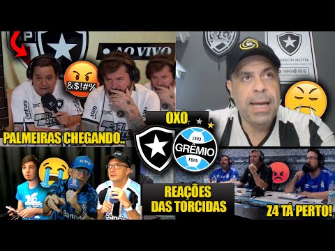 REAÇÕES dos BOTAFOGUENSES e GREMISTAS com o EMPATE - BOTAFOGO 0X0 GRÊMIO [REACT BRASILEIRÃO 2024]