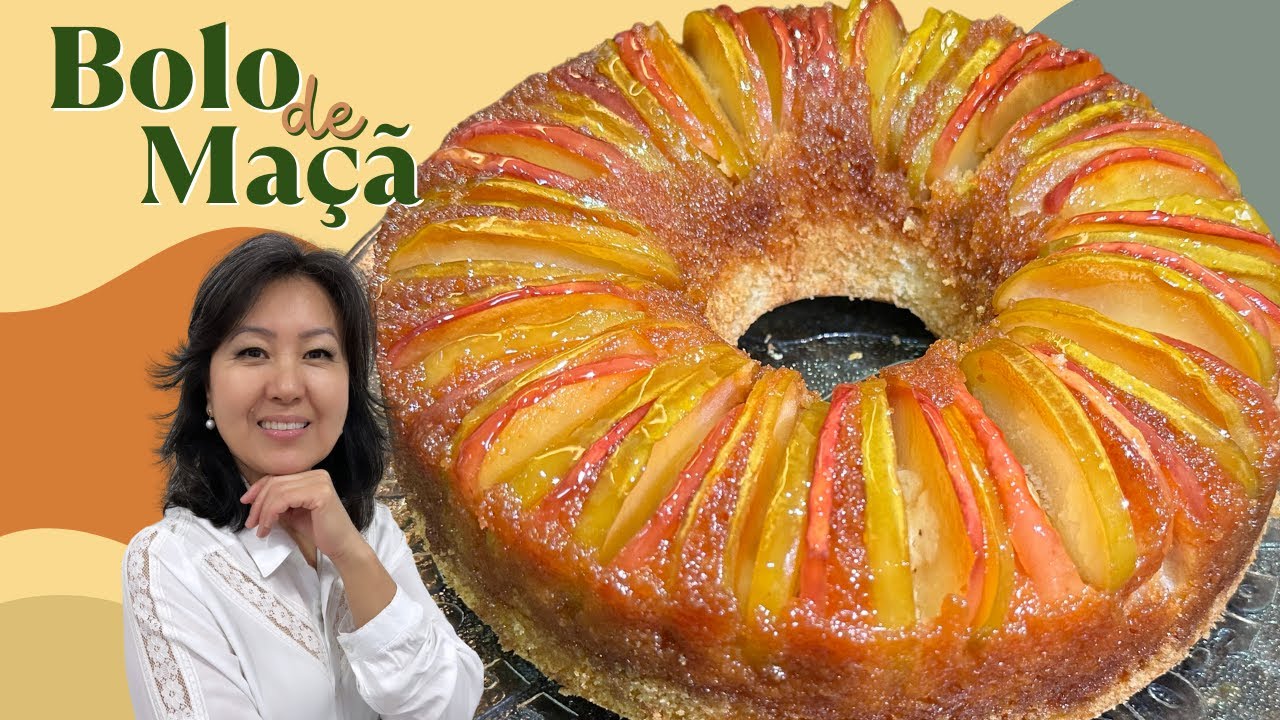 BOLO DE MAÇÃ | Fofinho, úmido e caramelizado