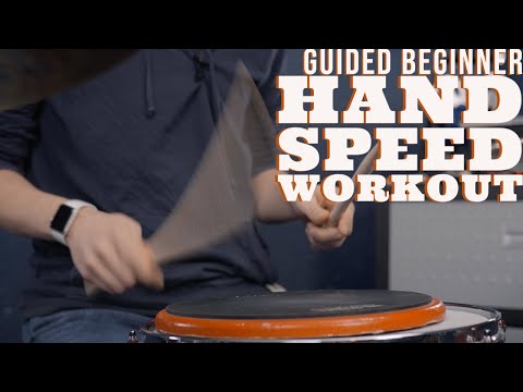Beginner Hand Speed Workout // Guided Warm-up for Drummers