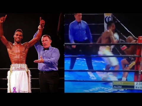 JERMELL CHARLO VS JOACHIM ALCINE POST FIGHT VIDEO ... 6TH ROUND KNOCKOUT ...NO FIGHT FOOTAGE