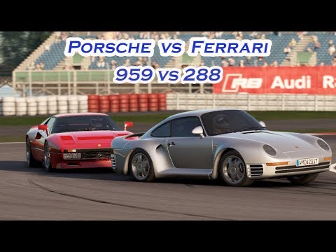 Project CARS 2 Porsche 959 vs Ferrari 288 GTO at Silverstone