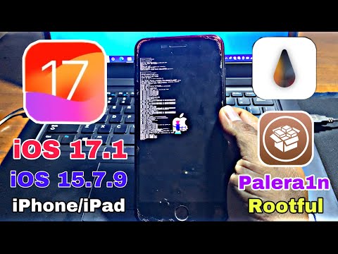 Palera1n new Jailbreak iOS 17.1 - iOS 15.7.9 on iPhone/iPad A8-A11 Rootful on Windows working