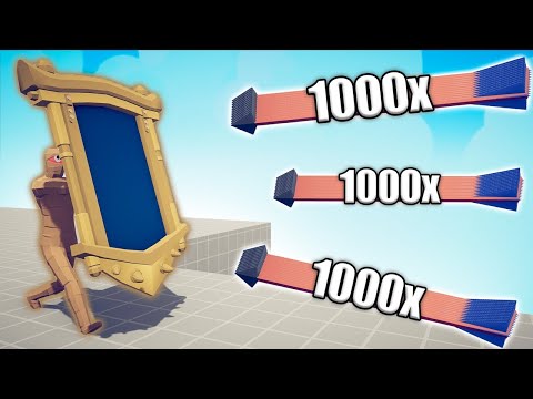 MUMMY MIRROR SHIELD vs 1000x OVERPOWERED UNITS - TABS | Totally Accurate Battle Simulator 2024