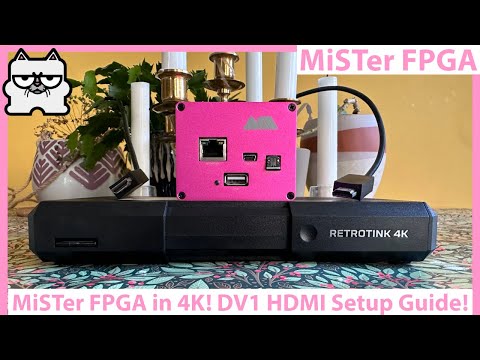 MiSTer FPGA in 4K! Direct Video Mode 1 on RetroTink 4K over HDMI...Super Impressive!