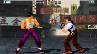 Tekken 3 - Law Gameplay PSX 1.13