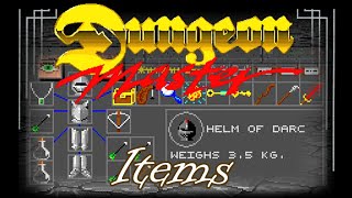 Dungeon Master: Items and their characteristics