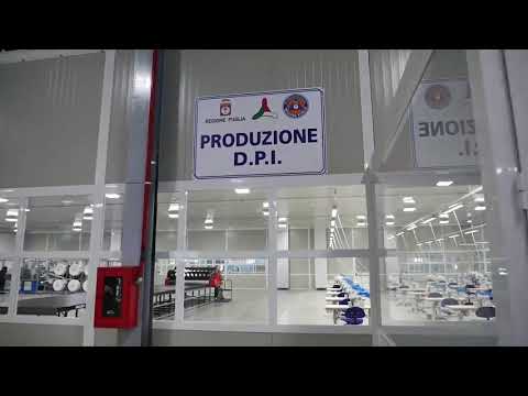 Puglia, prima fabbrica pubblica che produce Dpi (05.08.20)
