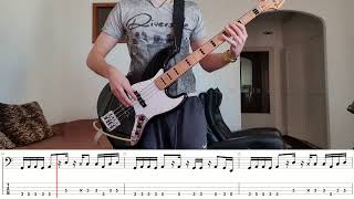 Riverside - Stuck Between Bass Cover With Tabs