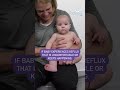 Example of Typical Baby Reflux #shorts