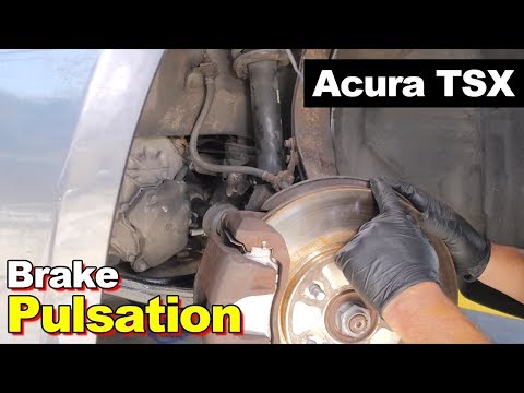 Acura TSX Brake Pulsation Replace Calipers Pads Rotors Brake hoses. Explanation On Why Rotors Warp!