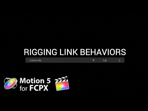 Motion 5 Tutorial: Rigging the Link Behaviour