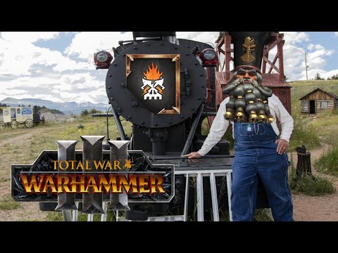THE DREAD TRAIN CONVOY | Chaos Dwarfs vs Lizardmen - Total War Warhammer 3