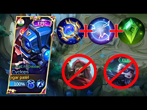 CYCLOPS EASY DESTROYED ALDOUS AND NATALIA WITH THIS BUILD !! CYCLOPS BEST BUILD TERSAKIT 2023 | MLBB