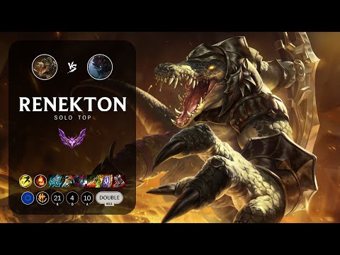 Renekton Top vs Maokai - EUW Master Patch 13.6