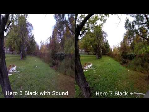 GoPro Hero 3 Black + vs Hero 3 Black comparison video complete