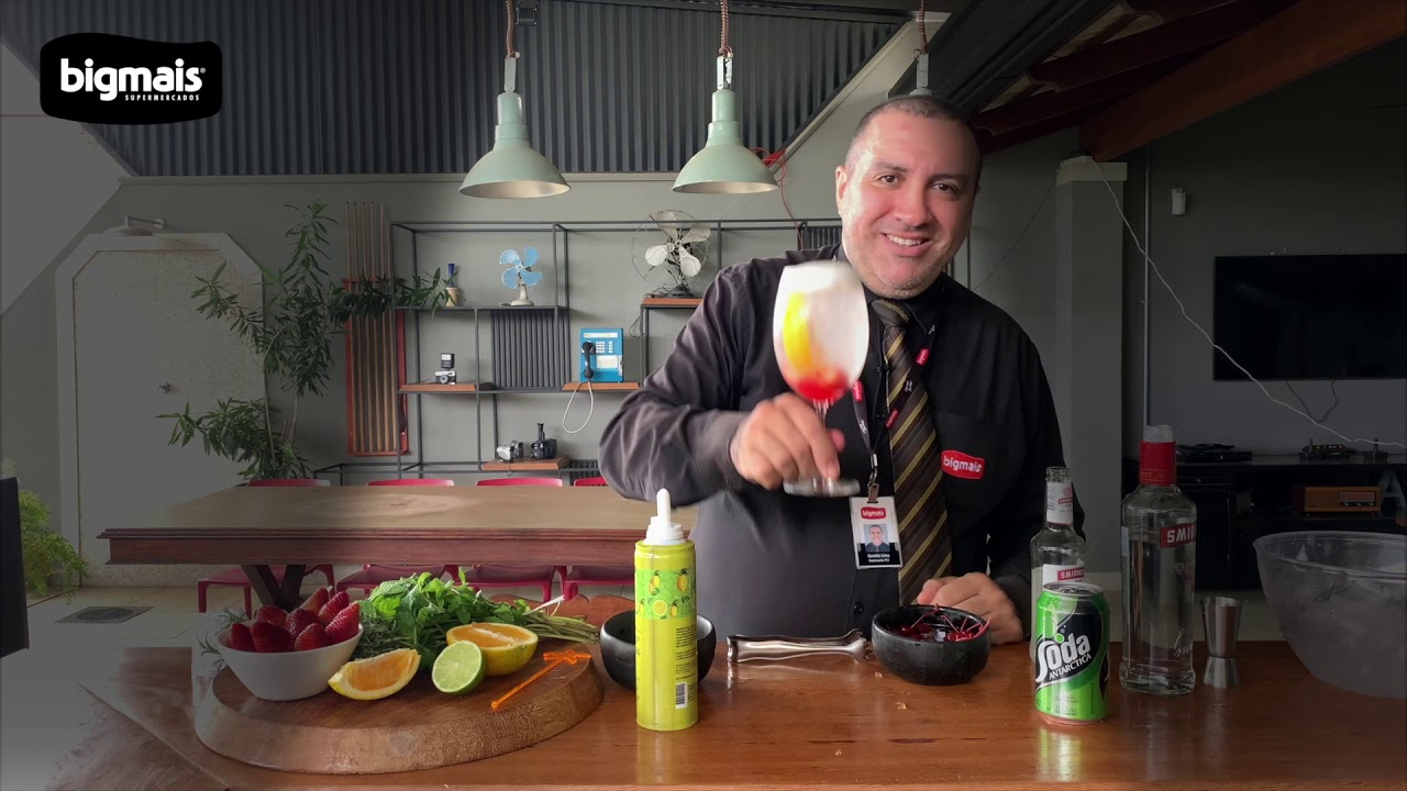 #DrinksDeVerão: MIX COM ESPUMA DE LIMÃO SICILIANO