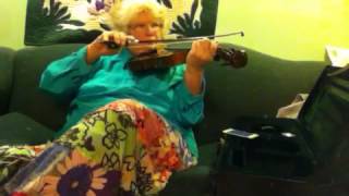 Nancy Today: Oh Give Me a Home practice on Violin folk songs 1