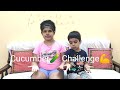 AVIKA Vs AYANSH CUCUMBER EATING CHALLENGE