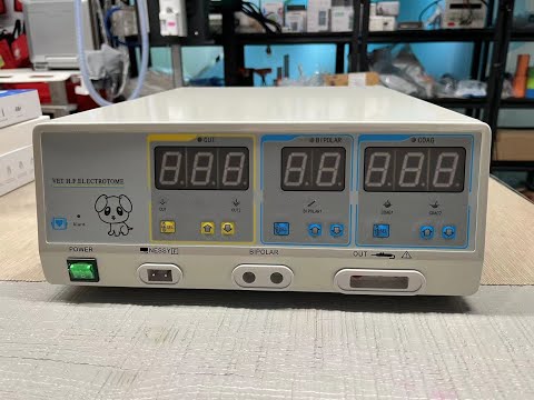 Proper operation video of the Electrosurgical unit for vet use